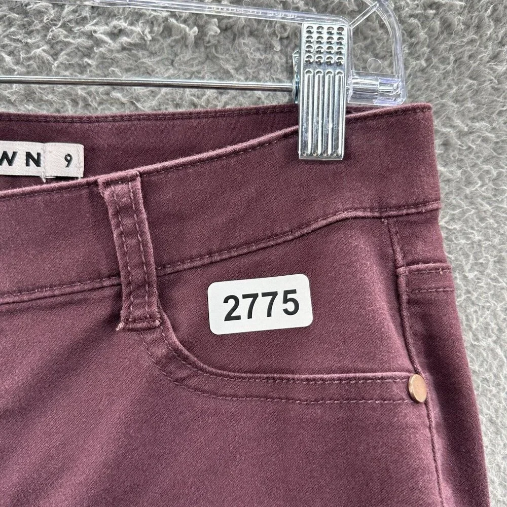 Tinseltown‎ Pants Juniors Size 9 Maroon Jeggings Juniors Size 9